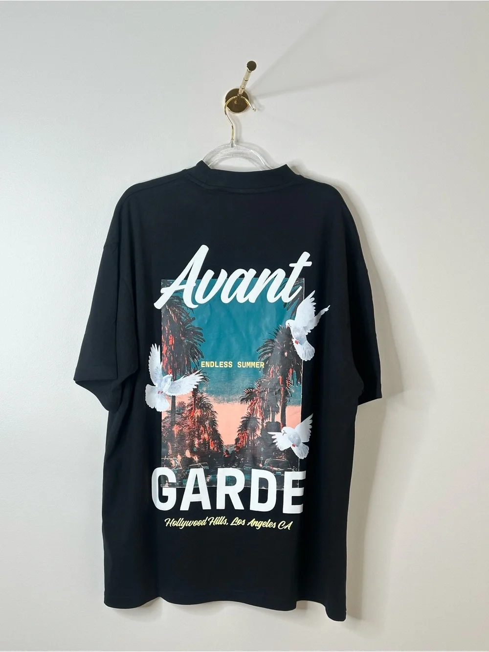 Avant Garde Paris Endless Graphic T-Shirt Black Size M - Picture 2 of 4
